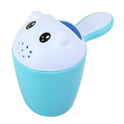 

Baby Cartoon Bathing Cup Newborn Kid Shower Shampoo Cup Bath Wash Spoons