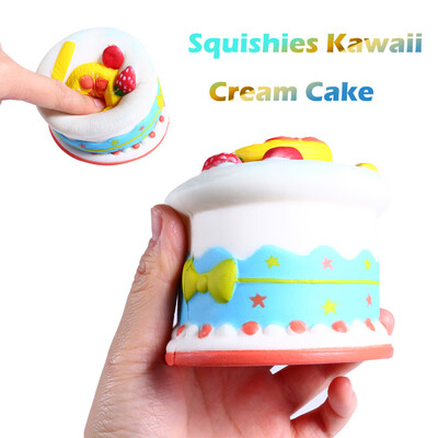 

Gotoamei Squishies Soft Kawaii Cream Cake Slow Rising Squeeze Relieve Stress Toy