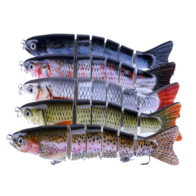 

Saidsome 127CM 6 Hook Multi Jointed Baits Fishing Lure Bait 6 Sections Fishing Lure fishing bait fishing lure