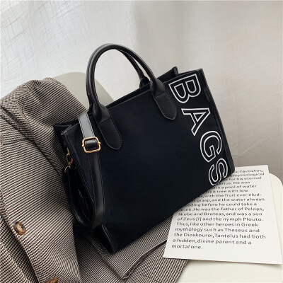 

Sunset canvas bag new2019 high-capacity high-capacity large-volume womens bag single-shoulder single-shoulder bag