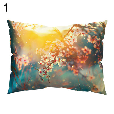 

Fresh Flower Plant Pillow Case Cushion Cover Sofa Bed Car Cafe Office Decoration