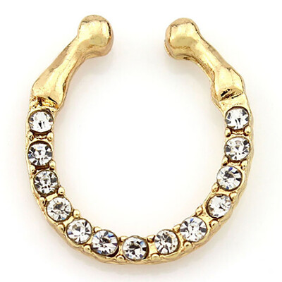 

Fake Septum Medical Titanium Nose Rings Fake Piercing Hoop