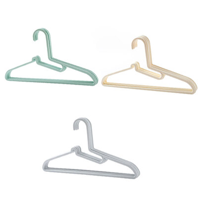 

5Pcsset PP Clothes Hangers Clothing Suit Rack Anti-slip Jackets Pants Jeans Scarf Hangers