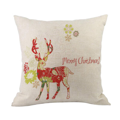

Tailored Cotton Linen Square Home Decorative Throw Pillow Case Sofa Waist Cushion Cover