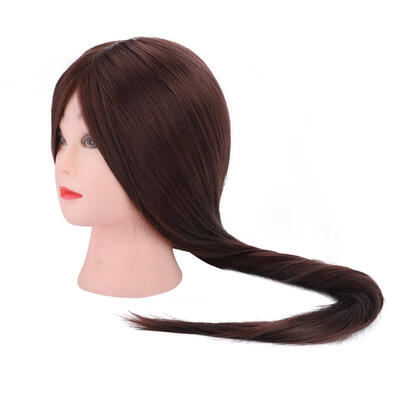 

Greensen Hairdressing Training Styling Practice Colors Wig Dummy Mannequin Head with Hair
