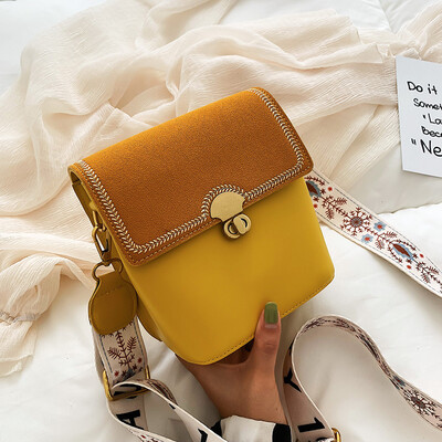 

Texture simple small bag summer small fresh frosted lock buckle womens bag new 2019 broadband bucket bag oblique satchel bag