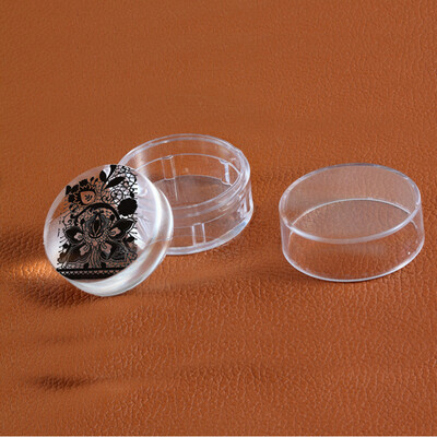 

Toponeto Clear Nail Art Silicon Head Stamping Stamper Scraper Image Plate Manicure Print