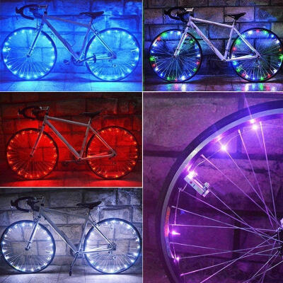 

20 LEDs Bicycle Bike Cycling Rim Lights LED Wheel Spoke Light String Lamp