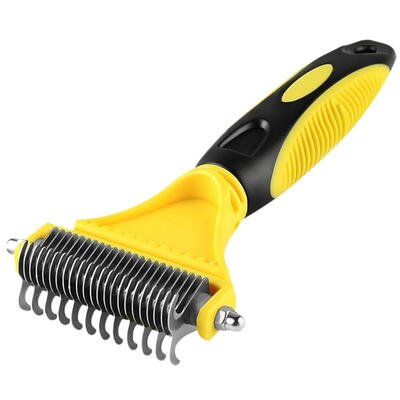 

Double-sided Hair Removal Comb Pet Dog Cat Anti-skid Safe Beauty Accessory