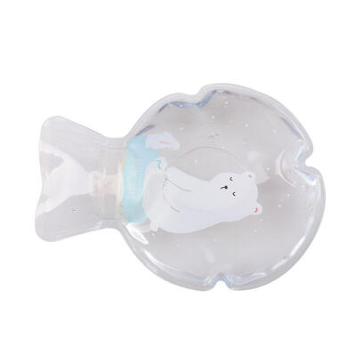 

Cartoon Hot Water Bottle Portable Hand Warmer Water Injection Storage Bag