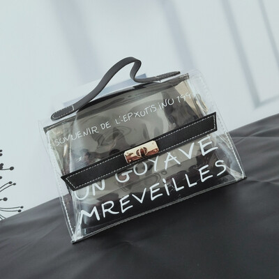 

Fairy transparent bag female 2019 new Korean version of the tide wild female bag summer spring jelly crossbody bag student