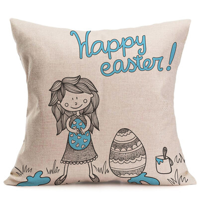 

Siaonvr Easter Sofa Bed Home Decoration Festival Pillow Case Cushion Cover
