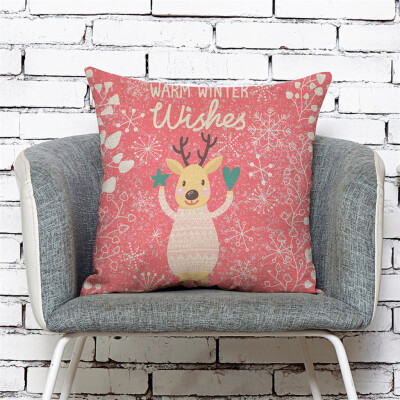 

Tailored Home Decor Cushion Cover Merry Christmas Pillowcase Sofa Throw Pillow Covers