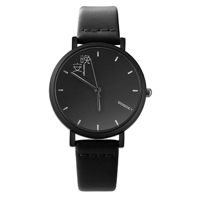 

Fashion Lovers Wrist Watch Women Watches Creative Good Night&Good Morning Womens Watch Clock relogios femininos de pulso
