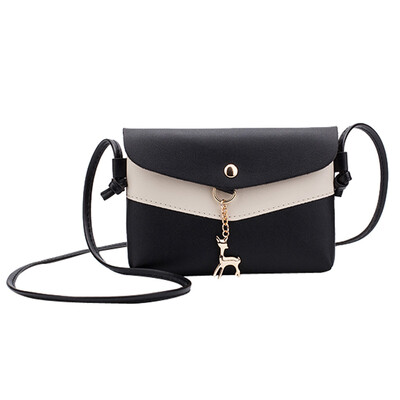 

Women Bag Womens Handbags Female Purse Leather Small Travel Bags Ladies Vintage Deer Pendant Cross body Shoulder Handba