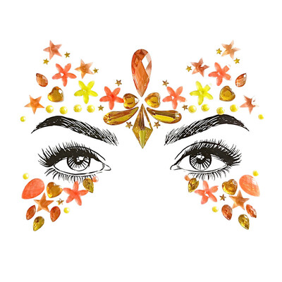 

〖Follure〗Face Gems Adhesive Glitter Jewel Tattoo Wedding Festival Rave Party Body Make Up