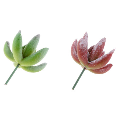 

Simulated Succulents Flowers PVC Lifelike Plant Home Decoration Miniature Potted Bonsai Ornaments