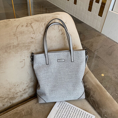 

Canvas bag female shoulder bag new casual cloth bag student literary large capacity tote bag tide