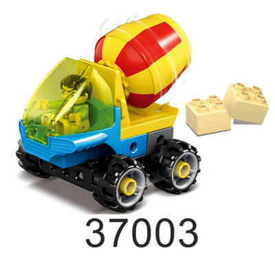 

Educational Engineering Vehicles Stacking Block Set Large Building Toys For Toddler