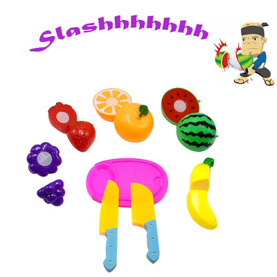 

YIWULAKitchen Toys Fun Cutting Fruits Pretend Food Child Educational Pretend Play Toy