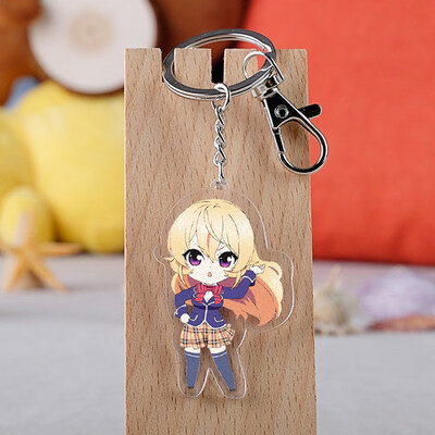 

Anime Shokugeki no Soma Yukihira souma Model Cartoon Key Ring Pendants keychain Toys Gift