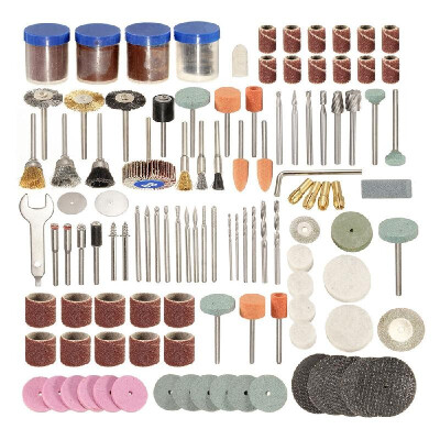 

166Pcs 18" Rotary Tools Polishing Wheel Drill Accessories Set for Grinding Sanding