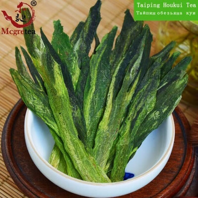 

2019 Good tea 100g Top grade Chinese green Tea Taiping Houkui new fresh organic naturally matcha health care hot