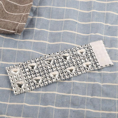 

Greensen 50PCS Napkin Rings Rhinestone Napkin Rings Decoration For Wedding Party