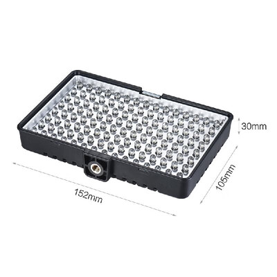 

Travor TL-120 Professional Mono-Color Temperature Dimmable LED Video Light Photography Fill Light 8-Level Adjustable Brightness 70