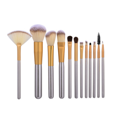 

Toponeto 12Pcs Blending Pencil Foundation Eye shadow Makeup Brushes Eyeliner Brush