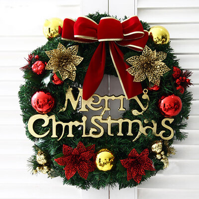 

Merry Christmas Party Garlands Wreath Door Wall Door Hanging Window Pendant