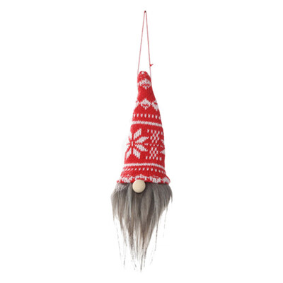 

Christmas Gnome Doll Rope Pendant Xmas Tree New Year Party Hanging Ornament