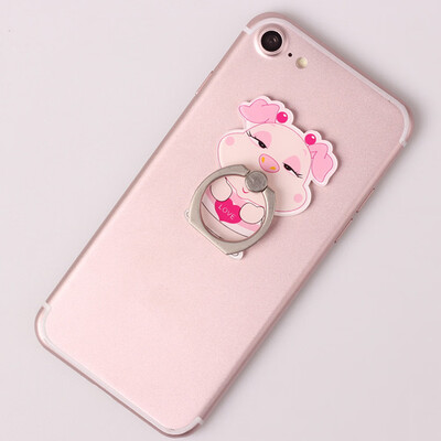 

Cute Animal Pig Mobile Phone Stand Holder Finger Ring Smartphone Holder Stand For All Phone