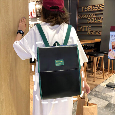 

Ins schoolbag female Korean version of senior high school students fashion simple Sen Department ancient sense backpack shoulder b