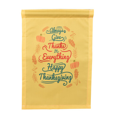 

Tailored Happy Thanksgiving Garden Flags House Decor Mini Yard Banner 12 x 18