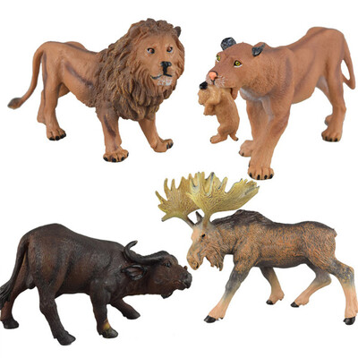 

YIWULAEducation Simulated Affican Wildlife Model Cartoon Toy Best For Kids Children