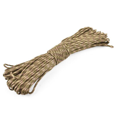 

100FT Camping Paracord Guyline Tent Rope 9 Strand Camping Parachute Cord