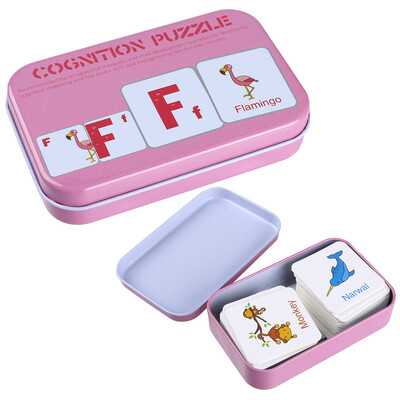 

Tailored Cognitive English Learning Puzzle Toy kid Educational Toys Baby Literacy Cards