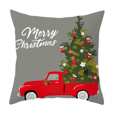 

Tailored Christmas Pillow Cover Decor Pillow Case Sofa Waist Throw Cushion Cover