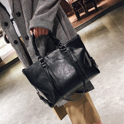 

2018 New Women Bag Designer Vintage Pu Leather Large Women Messenger Bags Designer High Quality Casual Shoulder Tote Bag