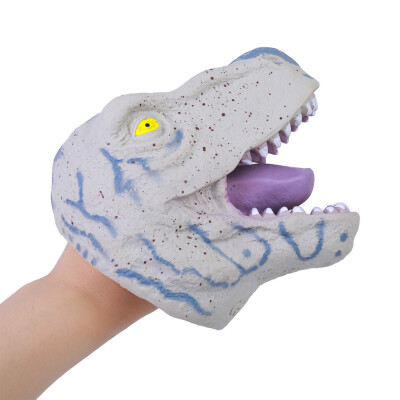 

Tailored Dinosaur Soft Hand Puppet Baby Infant Kid Toy For jaws Cake Decoration Topper