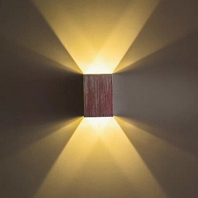 

Ledtey Creative Luminescent Wall Lamp Square Aluminum Wall Lamp