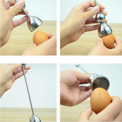 

〖Follure〗Stainless Steel Raw Eggshell Topper Cutter Egg Opener Kitchen Tools Gadgets