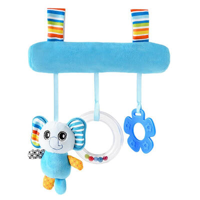 

Cartoon Animal Baby Squeaky Crib Rattle Bed Stroller Hang Bell Appease Toys