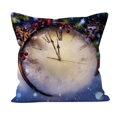 

Tailored Christmas Linen Square Throw Flax Pillow Case Decorative Cushion Pillow Cover A