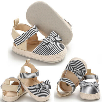 

Toddler Newborn Baby Girl Soft Sole Crib Shoes Anti-slip Prewalker Sneakers