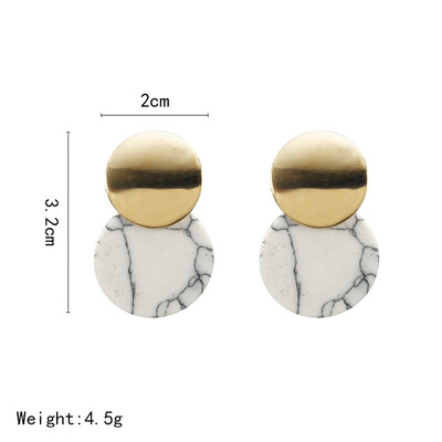 

2019 Retro womens fashion statement earring Acrylic Acetic Acid Drop Earrings for wedding gift wholesale