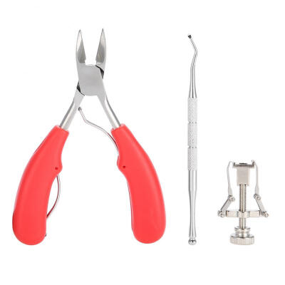 

Greensen 3PcsSet Professional Toenail Care Tool Ingrown Toenail Fixer Cuticle Nipper Nail File Kit