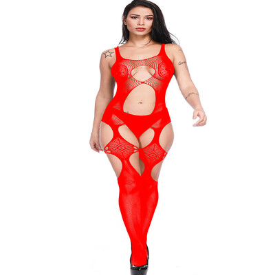 

Toponeto Womens Mesh Lingerie Hollow Fishnet BabyDoll Underwear Nightwear