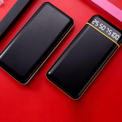 

10000mAh Mini Power Bank External Battery Bank LCD Digital Display Dual USB Output Quick Charge Powerbank